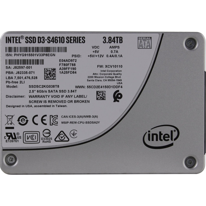 Intel SSDSC2KG038T801 3.84TB