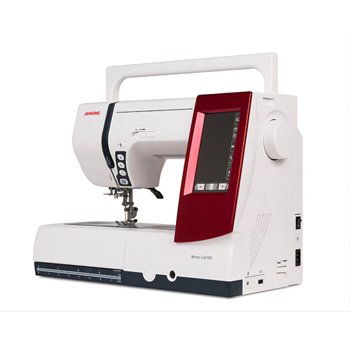 Janome Memory Craft 9900 белый, красный