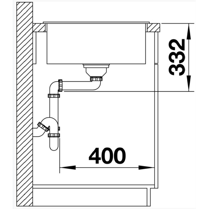 Кухонная мойка BLANCO Zia 45 S Compact белый (524725)