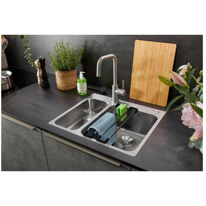 Blanco накладная Solis 340/180-IF/A RH, серебристый
