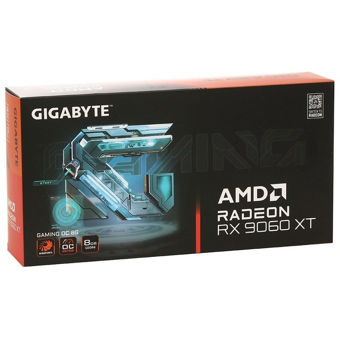 GIGABYTE RX 9060 XT Gaming OC (GV-R9060XTGAMING OC-8GD) 8 Гб