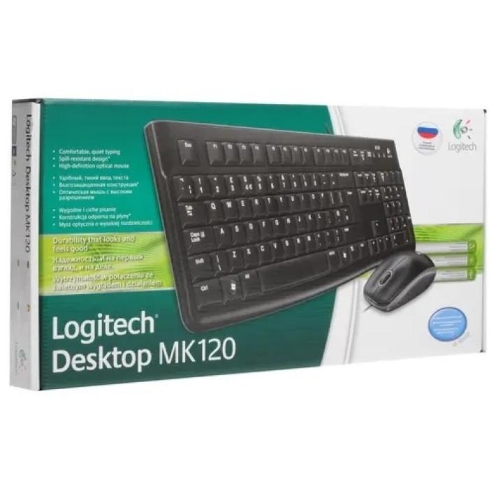 Logitech Desktop MK120 черный