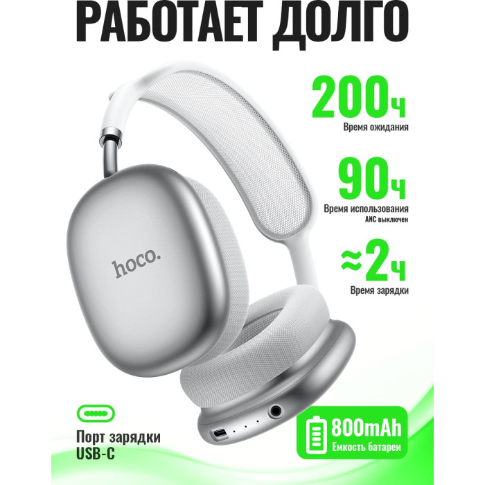 Наушники Hoco W65 Plus белый