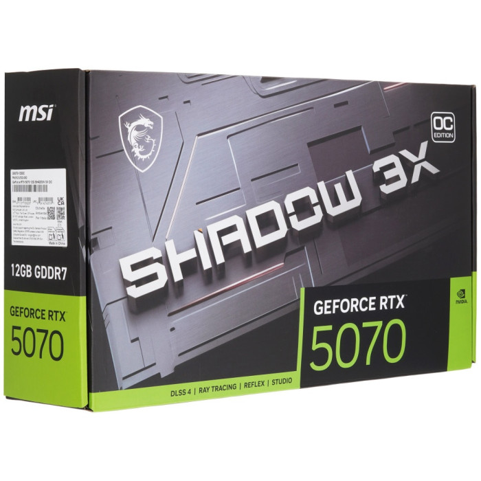 MSI MSI GeForce RTX 5070 SHADOW 3X OC 12 Гб