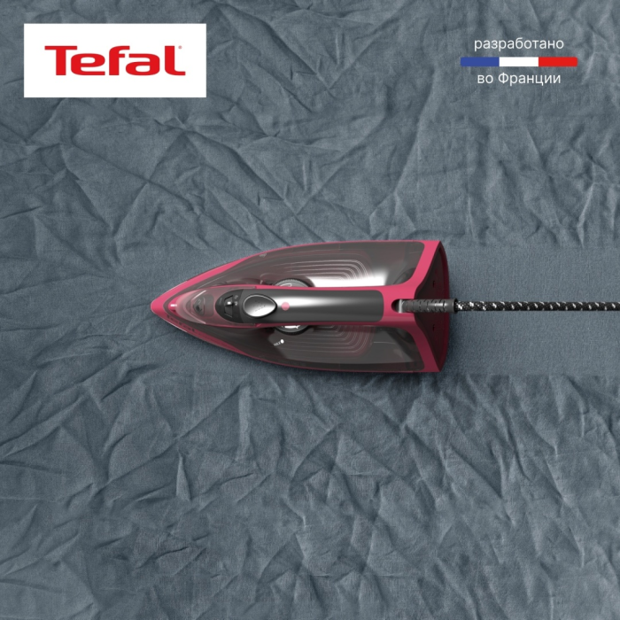Tefal Express Steam FV2846E0 черный, красный