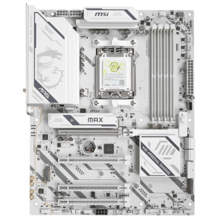 Материнская плата MSI MAG B850 GAMING PLUS MAX WIFI AM5 B850 4xDDR5 4xSATA RAID 3xM.2 1xDP ATX