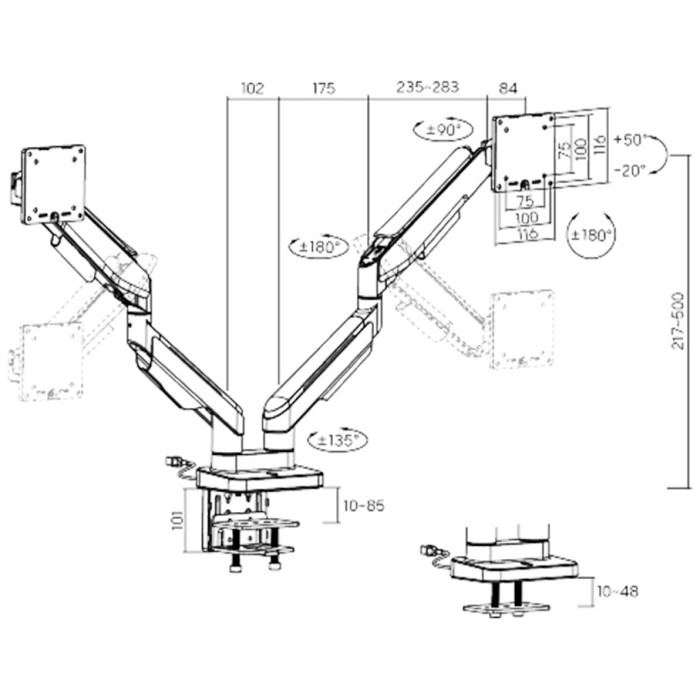 XG MGG-1735D серый