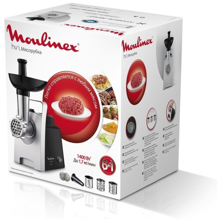 Moulinex HV1 ME108832 серебристый, черный