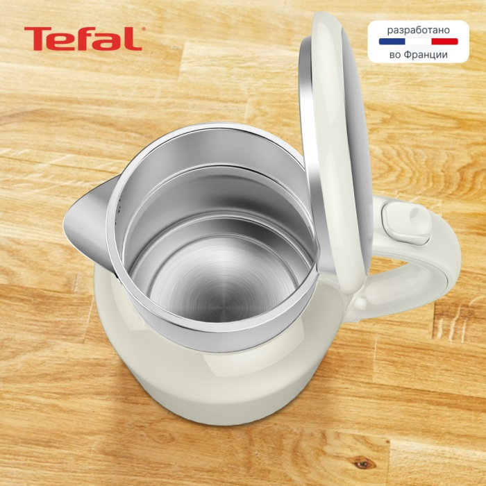 Электрочайник Tefal Thermo Protect XL KO-190AE0 бежевый