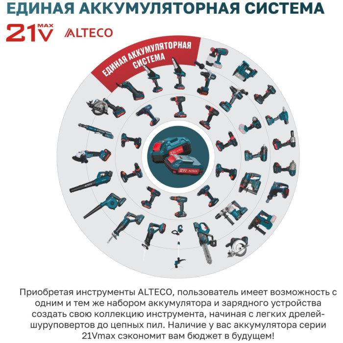 Дрель-шуруповёрт ALTECO CD 21-35 X2