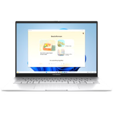 Ноутбук Asus 90NB14W2-M02F50 Zenbook 14 UX3405CA-QD1704W 14' WUXGA (1920 x 1200) OLED/Intel Core Ultra 5 225H up to 4.9 GHz (14C)/16GB/512GB/Intel Arc Graphics/Wi-Fi 7/BT5.4/IR+FHD Camera/BKLT/Windows 11 Home/1Y/Foggy Silver