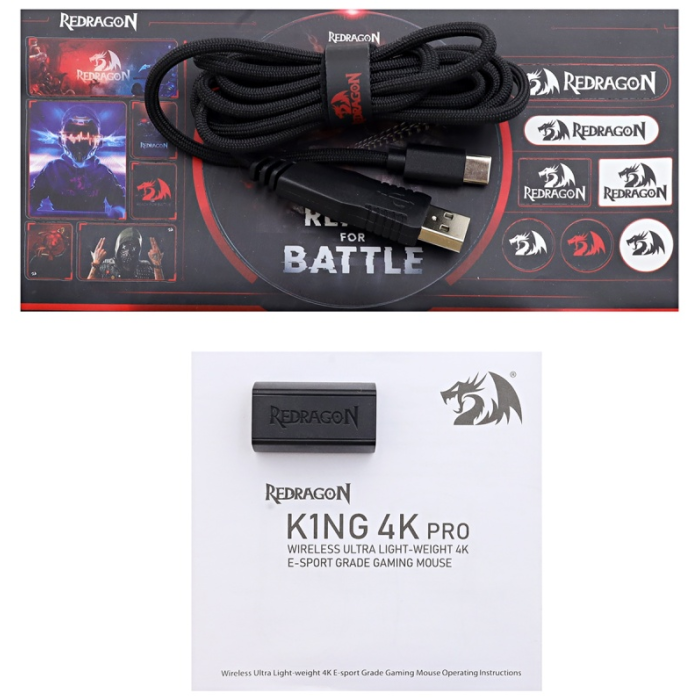 Redragon K1ng 4K Pro черный