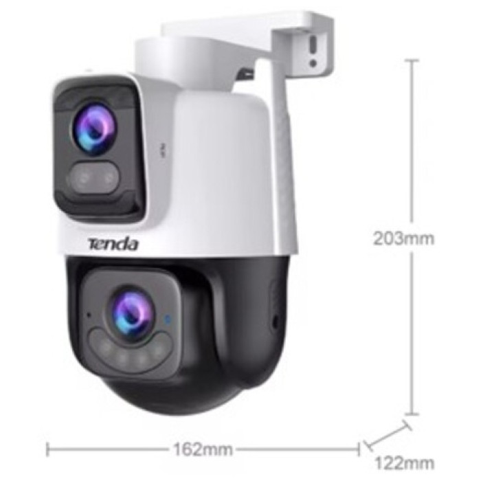 IP-камера уличная Tenda CH10 10MP с двумя объективами белый