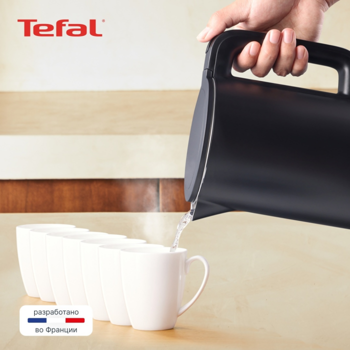 Электрочайник Tefal Thermo Protect KO1408E0 черный
