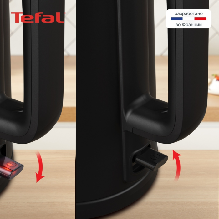 Электрочайник Tefal Thermo Protect KO1408E0 черный