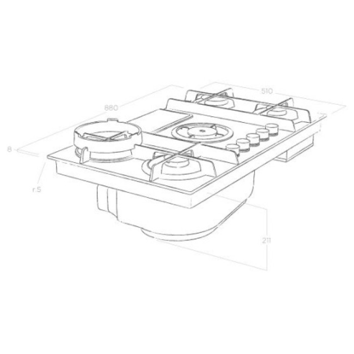 Elica Nikola Tesla Flame EVO BL/A/88 черный
