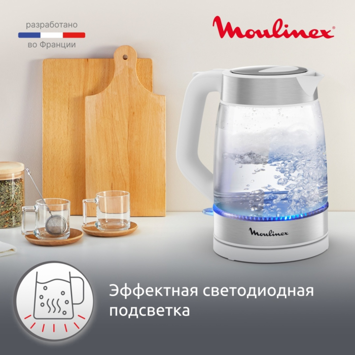 Электрочайник Moulinex BY6R5130 белый