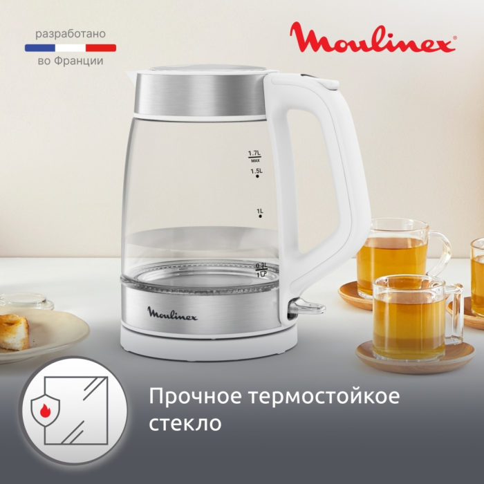 Электрочайник Moulinex BY6R5130 белый
