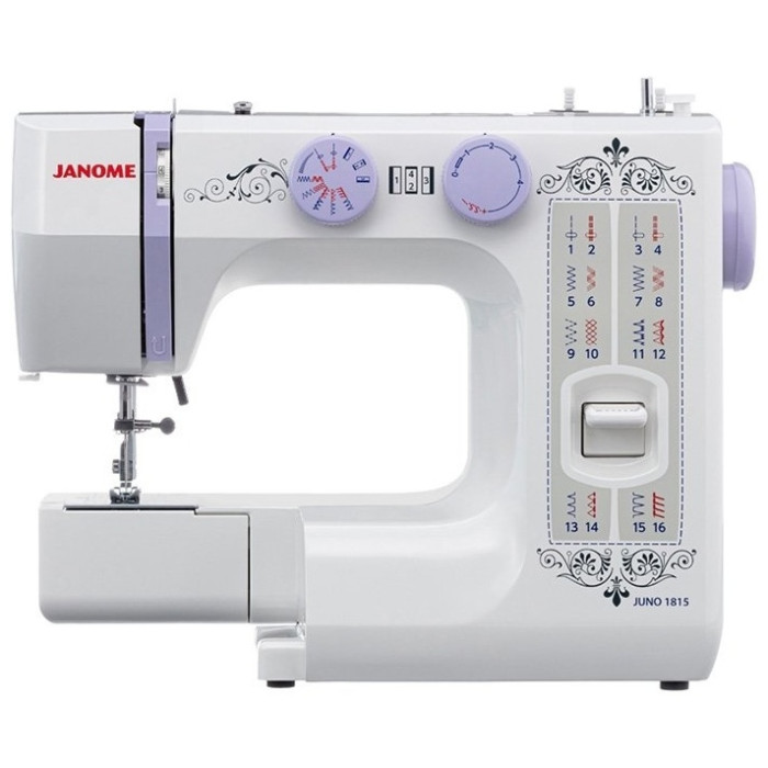 Janome JUNO 1815 белый, фиолетовый