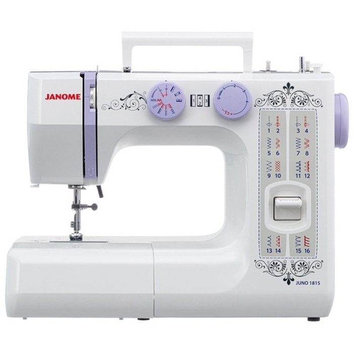 Janome JUNO 1815 белый, фиолетовый