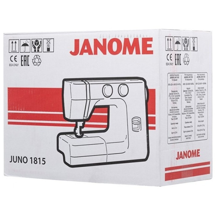 Janome JUNO 1815 белый, фиолетовый