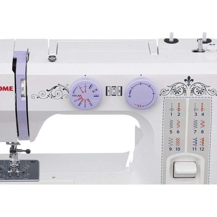 Janome JUNO 1815 белый, фиолетовый