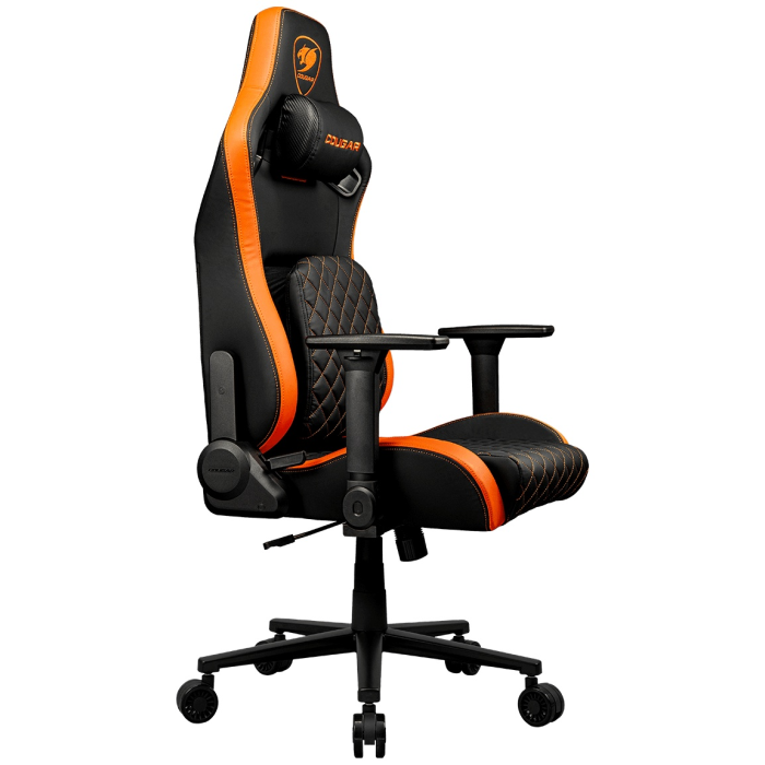 Игровое кресло COUGAR Defensor, черный, оранжевый