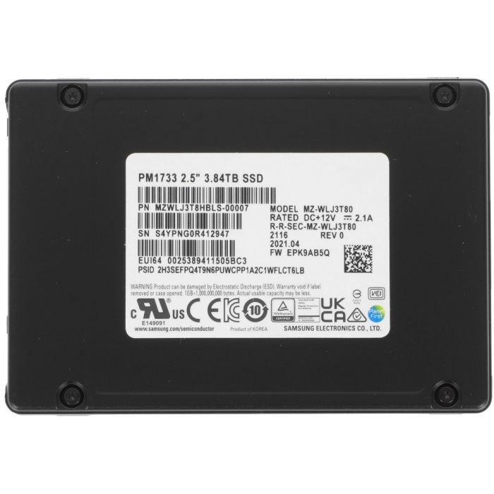 SSD Samsung MZWLJ3T8HBLS-00007 3840 Гб