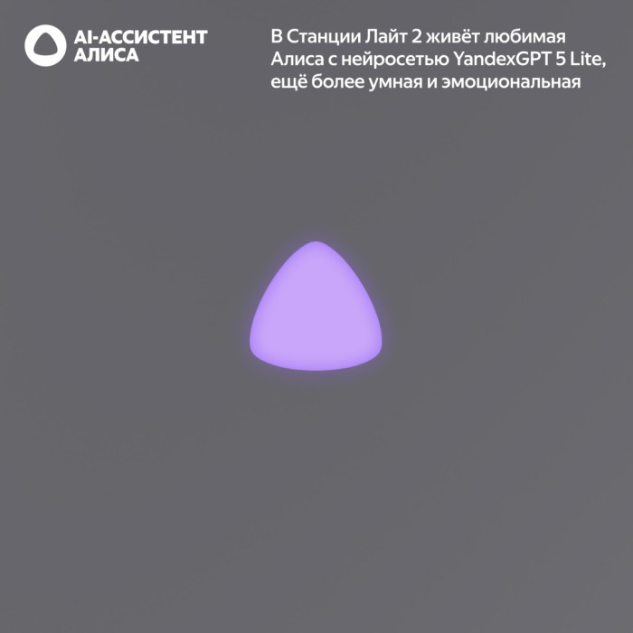 Яндекс Станция Лайт 2 YNDX-00028 серый