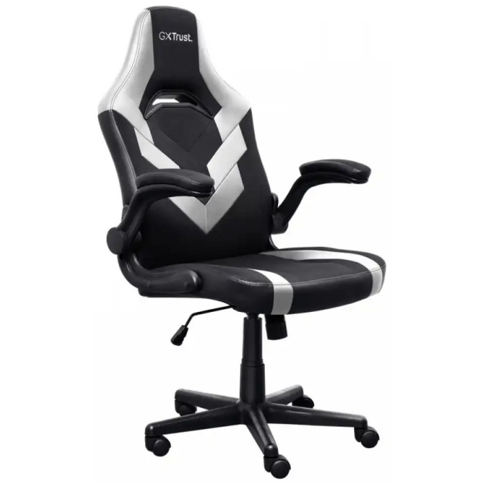 Игровое кресло Trust GXT703W Riye, черный, белый