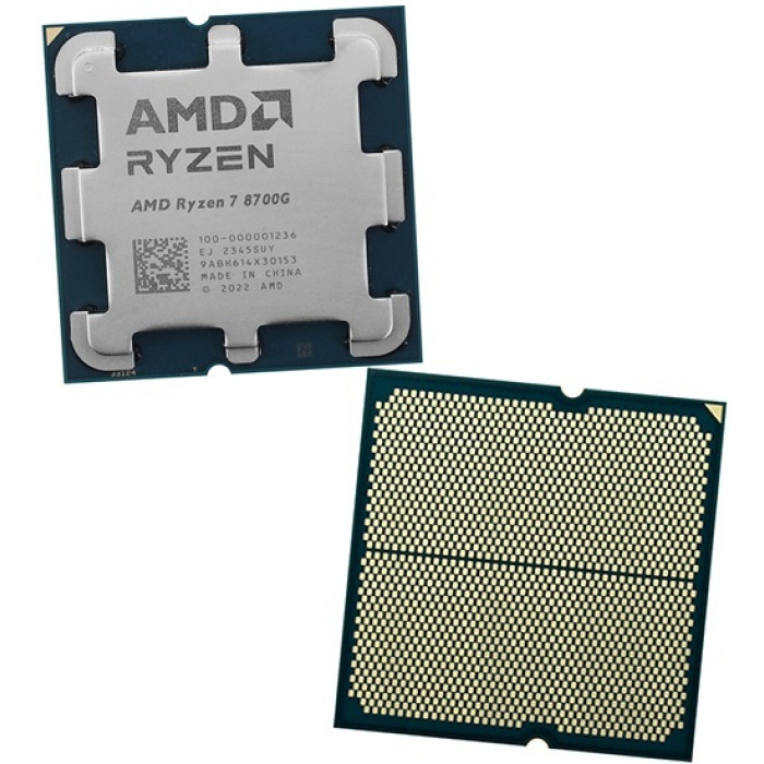 Процессор AMD Ryzen 7 8700G, AM5, 8C/16T, 4.2GHz base, 5.2GHz Turbo, L3 16Mb, AMD Radeon 780M, 100-000001236, Tray<br>332791