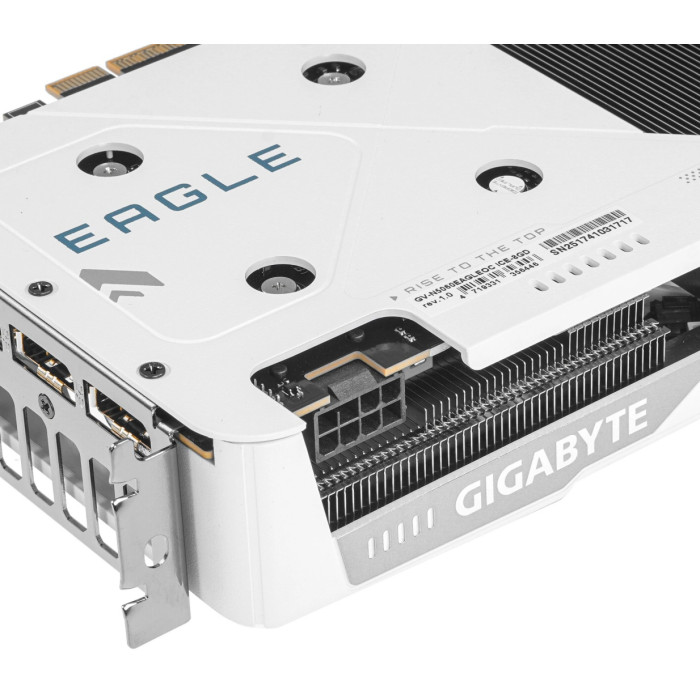 Видеокарта Gigabyte GV-N5060EAGLEOC ICE-8GD 1.0  1.0, 8Gb GDDR7, 128 Bit, HDMI, DP, WHITE, BOX<br>328975