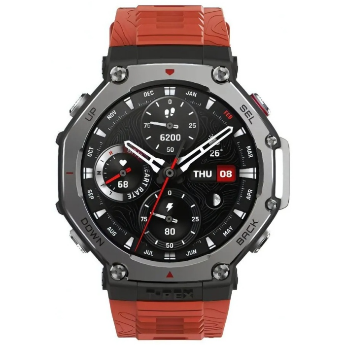 Amazfit T-Rex 3 49 мм черный-оранжевый