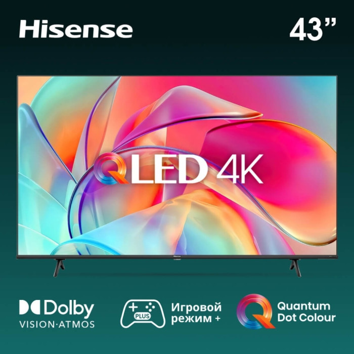 Hisense 43E77Q 109 см черный
