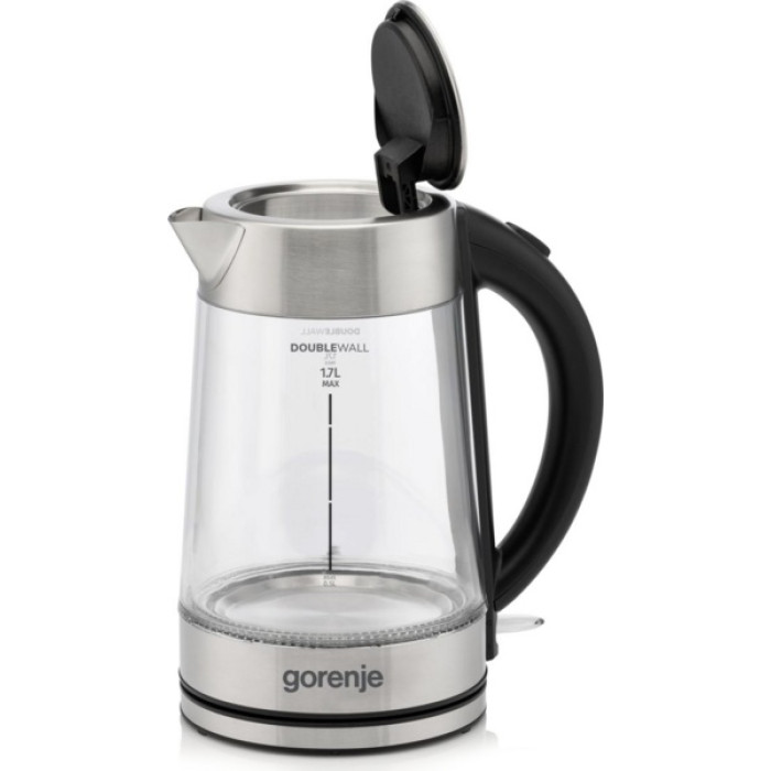 Электрочайник Gorenje K17GDWII серебристый