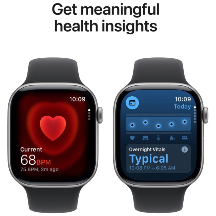 Apple Series 11 M/L 46 мм серый-черный