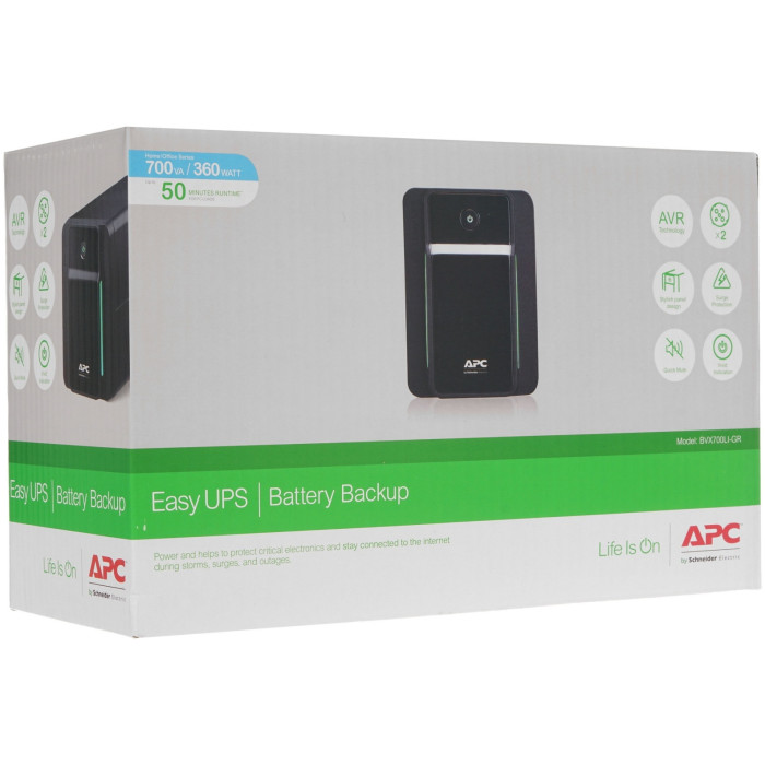 Источник бесперебойного питания APC by Schneider Electric BVX700LI-GR