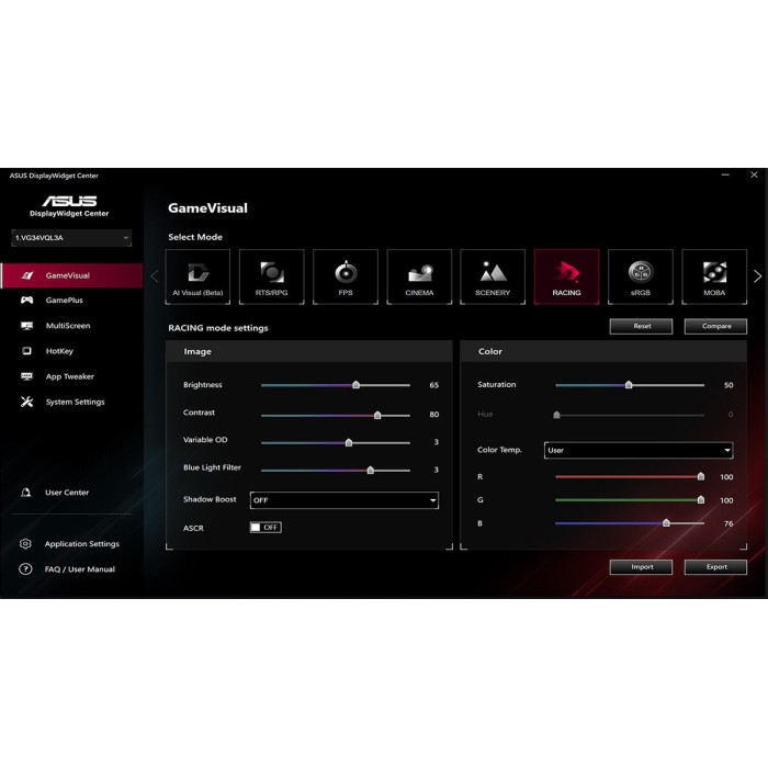 27' ASUS TUF Gaming VG27AQM5A черный