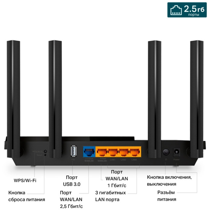 Wi-Fi роутер TP-LINK ARCHER AX55 PRO