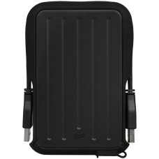 Silicon Power Armor - A66 2TB Portable HDD USB 3.2 Gen 1 Black, Certificate MIL-STD 810F 516.5/IV, Water-resistant IPX4, 360˚ bumper<br>