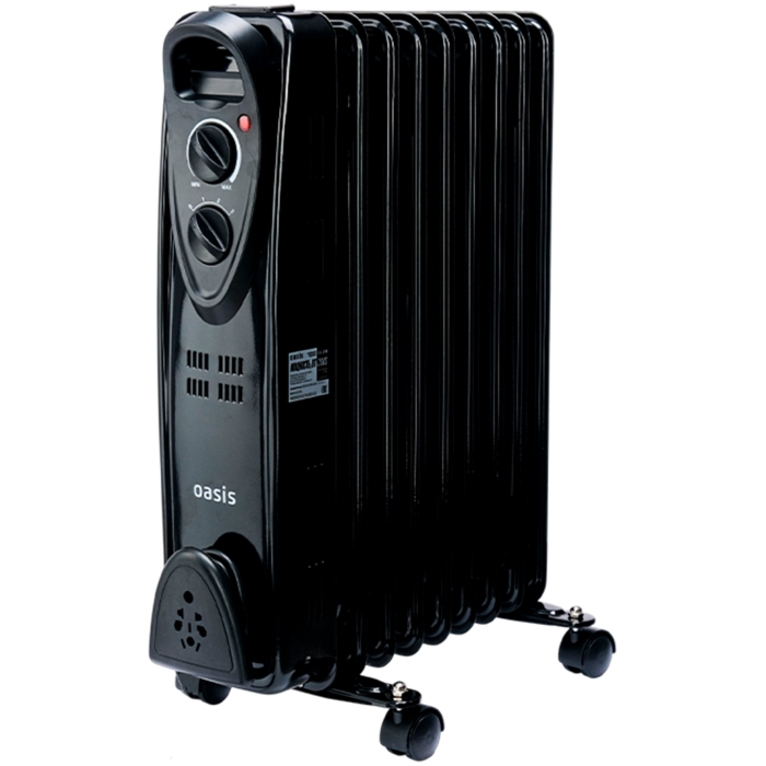 Масляный радиатор Oasis US-20B черный