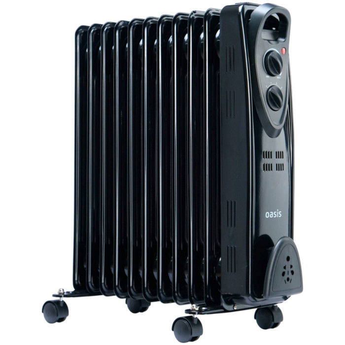 Масляный радиатор Oasis US-25B черный