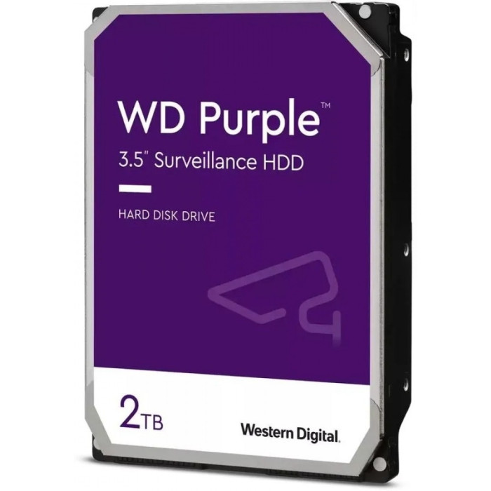 HDD AV WD Purple (3.5'', 2TB, 256MB, 5400 RPM, SATA 6 Gb/s)<br>