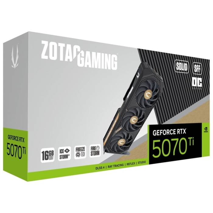 ZOTAC GAMING GeForce RTX 5070 Ti SOLID SFF OC ZT-B50710J3-10P 16 Гб