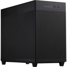 ASUS Prime AP201 Tempered Glass MicroATX Case Black - stylish 33-liter MicroATX case with tool-free side panels, with support for 360 mm coolers, graphics cards up to 338 mm long, and standard ATX PSUs<br>