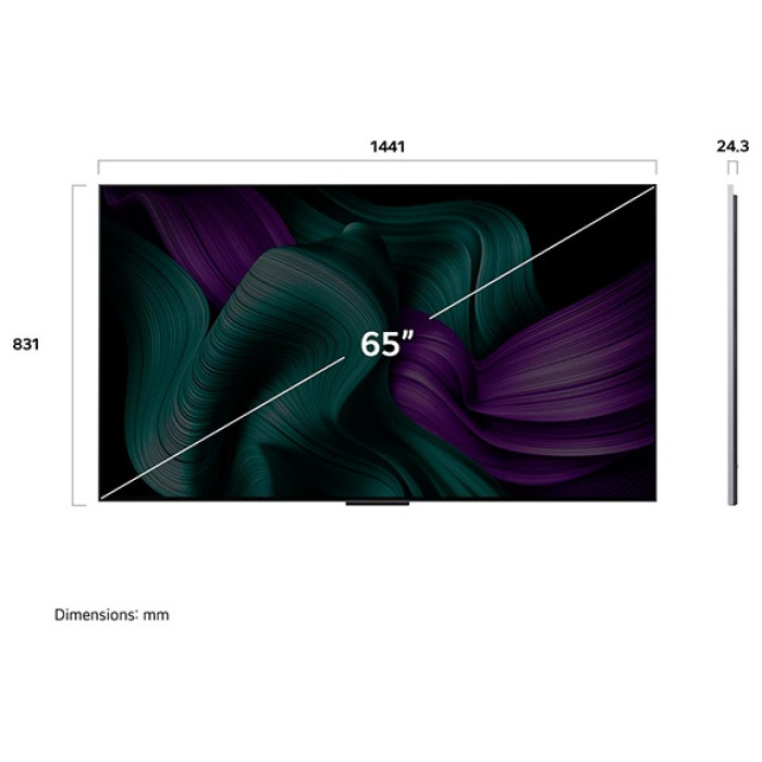 LG OLED65M59LA 165 см черный