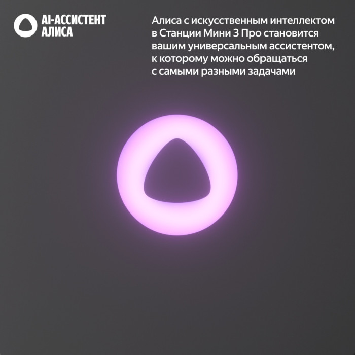 Яндекс Мини 3 Про серый