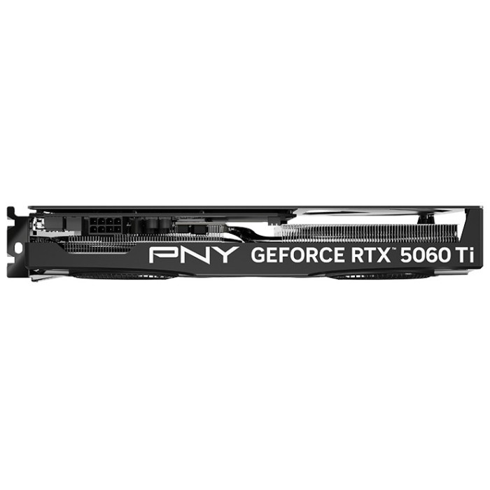 PNY Video Card GeForce RT 5060 Ti 16GB GDDR7 Memory Dual Fan GPU 3x Display Port 1x HDMI 4608 CUDA Cores 180 W Max Power Consumption<br>