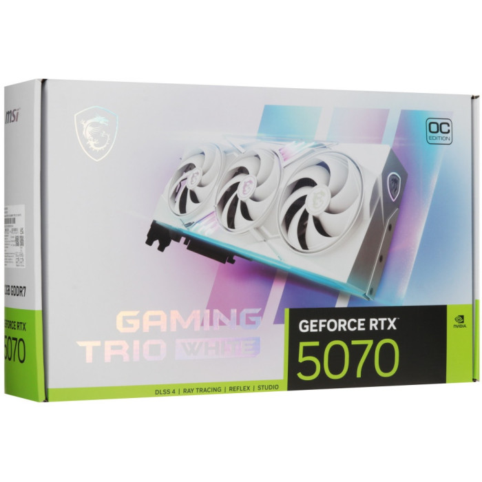 MSI MSI GeForce RTX 5070 GAMING TRIO WHITE OC 12 Гб