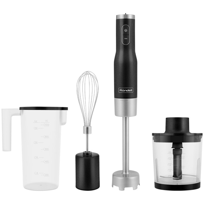 Блендер Rondell RDE-1301 черный, серебристый